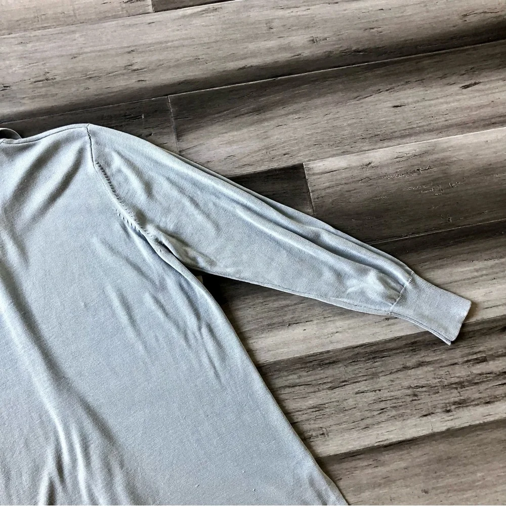 ❤️ LAST DAY Vintage 1990s Garfield & Marks Silk L/S Button Front Cardigan - Picture 13 of 16